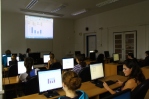 učebna výpočetní techniky při hodině